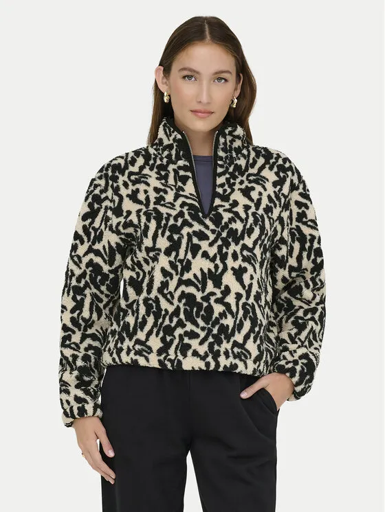 Fleecejacke · Schwarz · Regular Fit