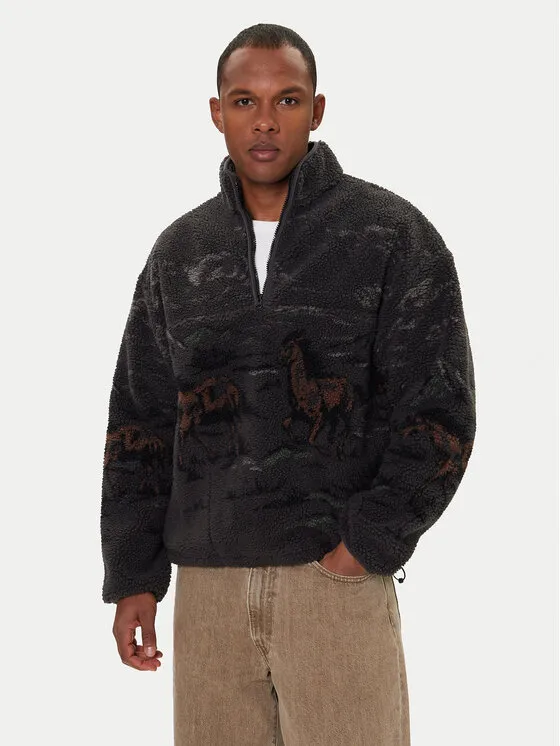 Fleecejacke · Schwarz