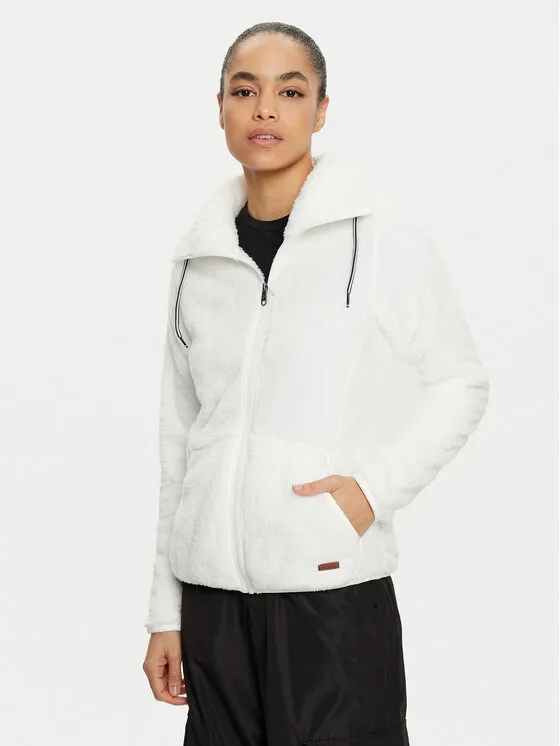 Fleecejacke · Weiß · Regular Fit