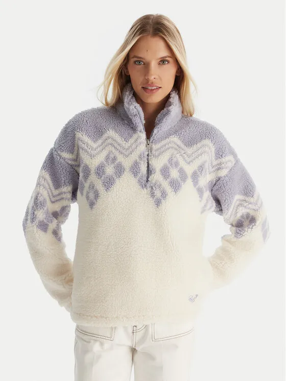 Fleecejacke · Weiß · Regular Fit