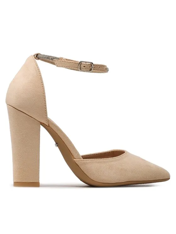 Halbschuhe · Beige · 10 cm