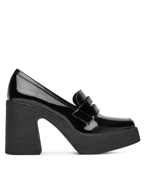 Halbschuhe · Schwarz · 10 cm