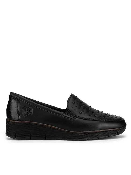 Halbschuhe · Schwarz · 4 cm