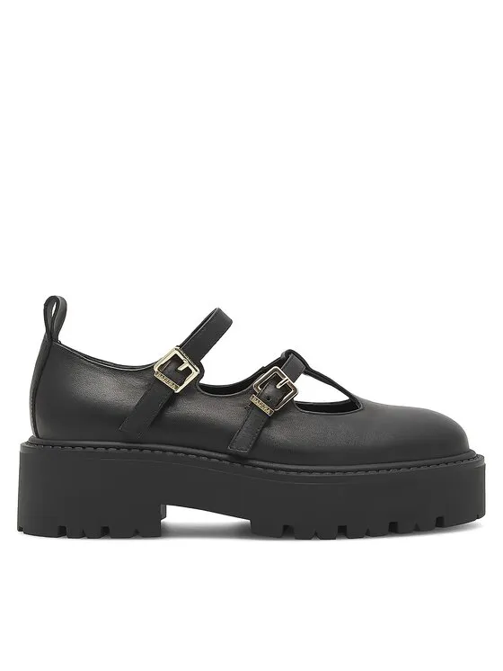 Halbschuhe · Schwarz · 5 cm