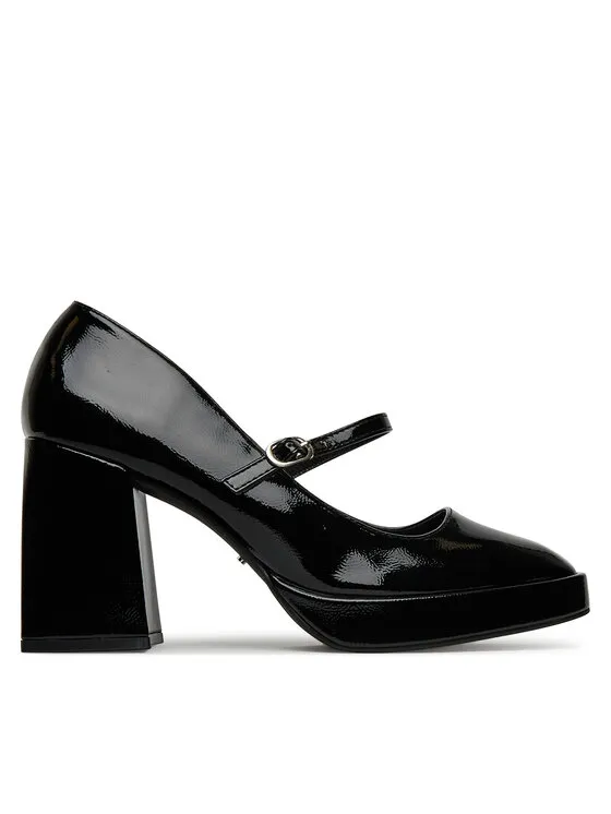 Halbschuhe · Schwarz · 8 cm