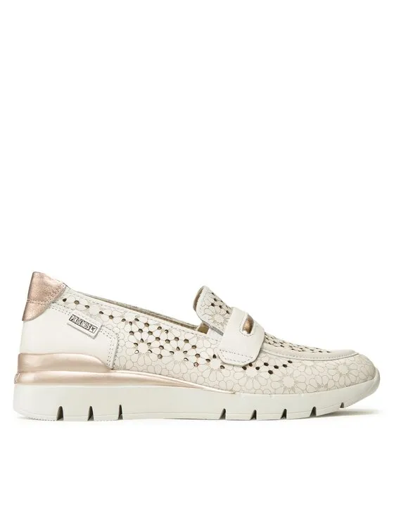 Halbschuhe · Weiß · 3 cm