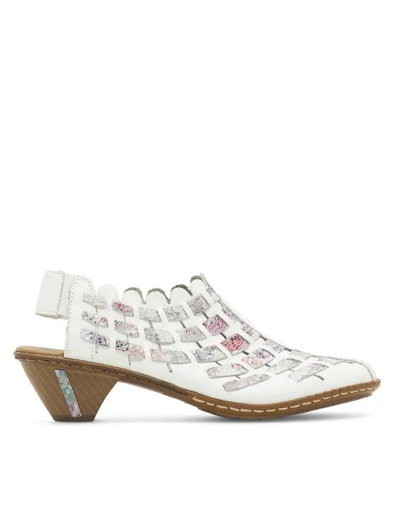 Halbschuhe · Weiß · 5 cm