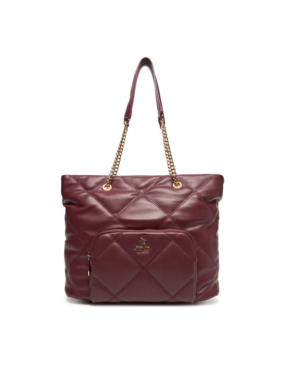 Handtasche · Dunkelrot