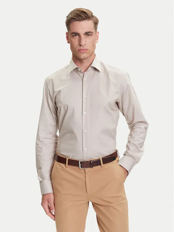 Hemd · Beige · Regular Fit