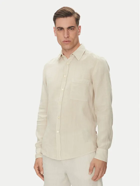 Hemd · Beige · Regular Fit