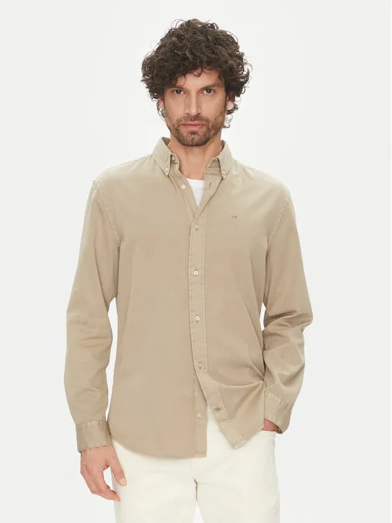 Hemd · Beige · Regular Fit