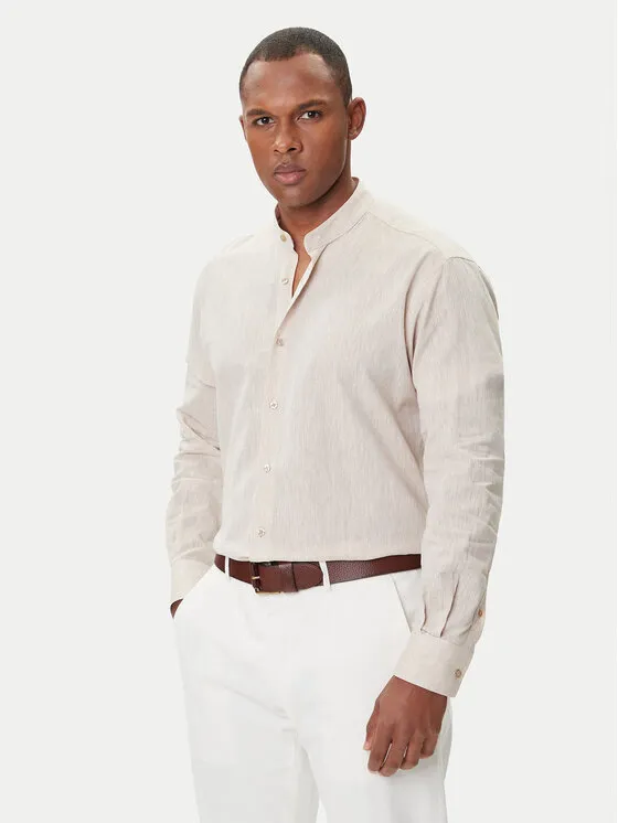 Hemd · Beige · Regular Fit