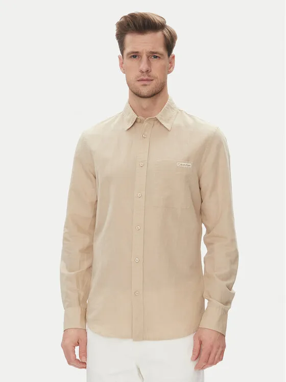 Hemd · Beige · Regular Fit