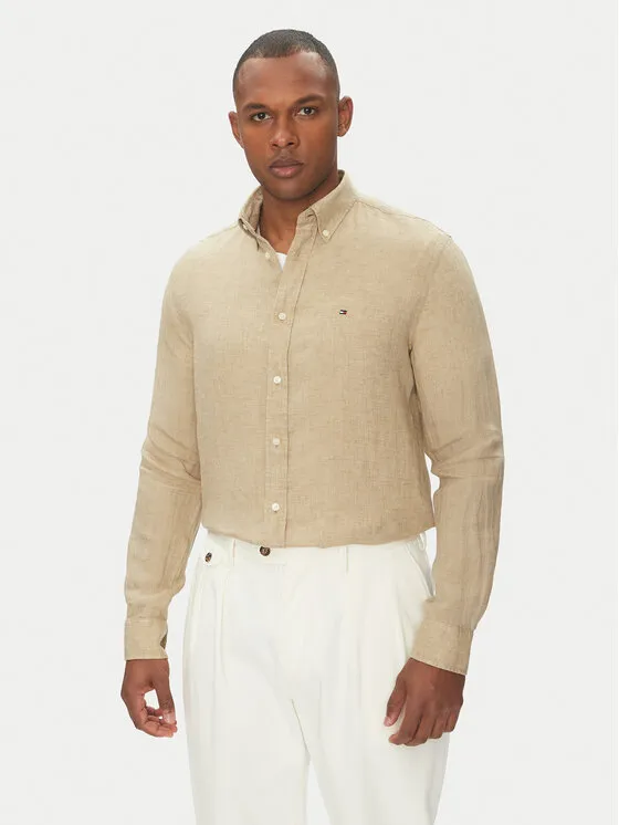 Hemd · Beige · Regular Fit