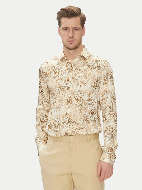 Hemd · Beige · Regular Fit