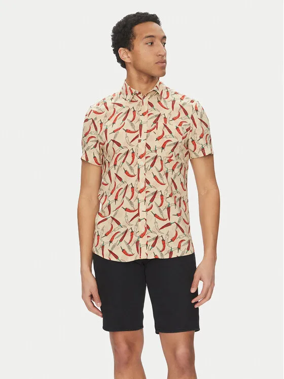 Hemd · Beige · Regular Fit