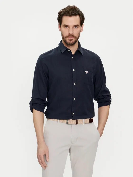 Hemd · Dunkelblau · Regular Fit