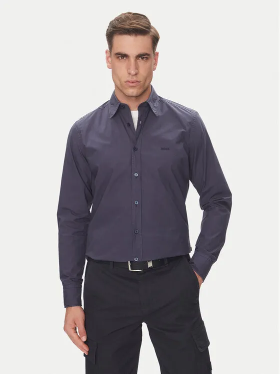 Hemd · Dunkelblau · Regular Fit