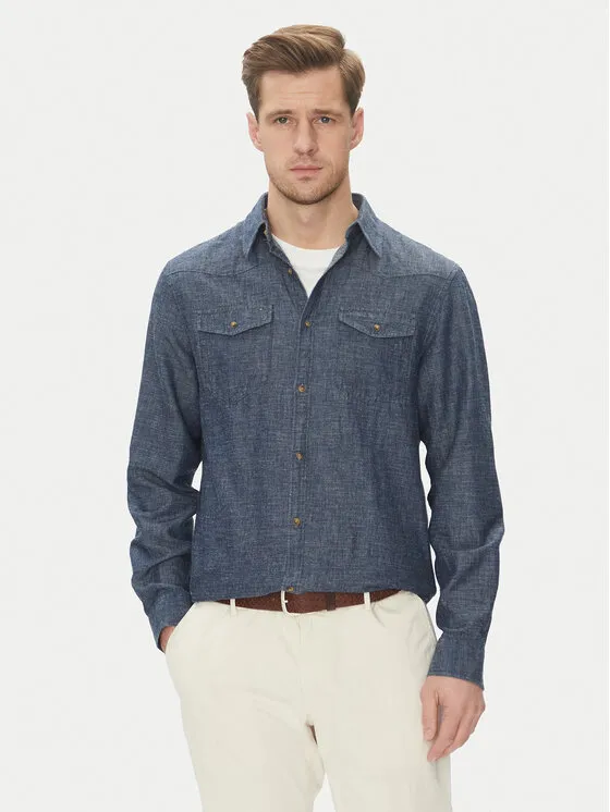 Hemd · Dunkelblau · Regular Fit