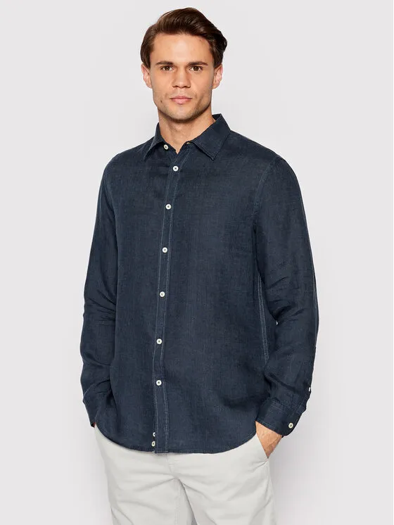 Hemd · Dunkelblau · Regular Fit