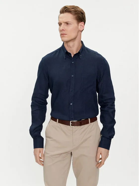 Hemd · Dunkelblau · Regular Fit