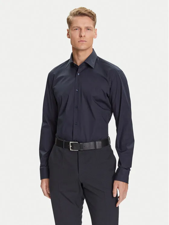 Hemd · Dunkelblau · Regular Fit