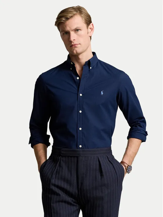 Hemd · Dunkelblau · Slim Fit