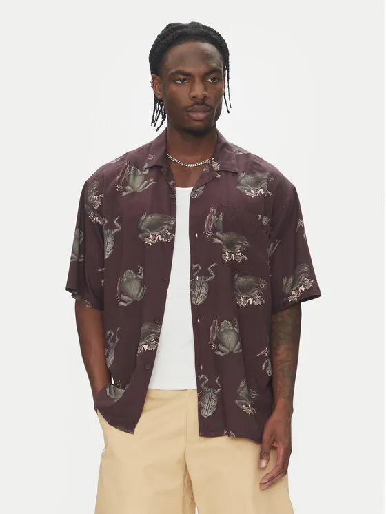 Hemd · Dunkelrot · Regular Fit