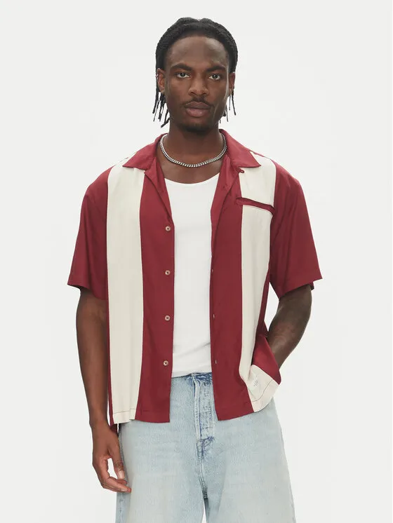 Hemd · Dunkelrot · Regular Fit