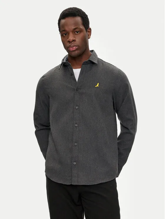 Hemd · Grau · Regular Fit