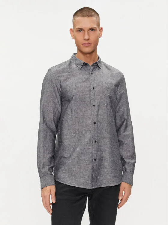 Hemd · Grau · Regular Fit