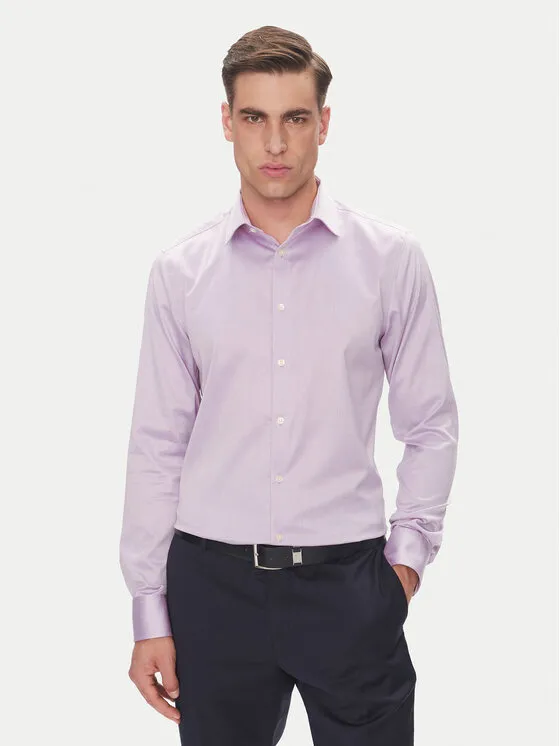 Hemd · Rosa · Slim Fit