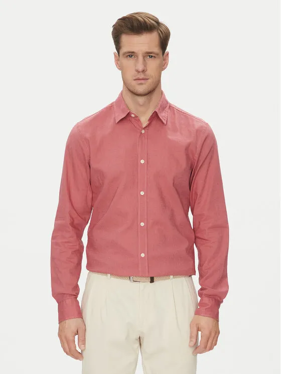 Hemd · Rot · Regular Fit