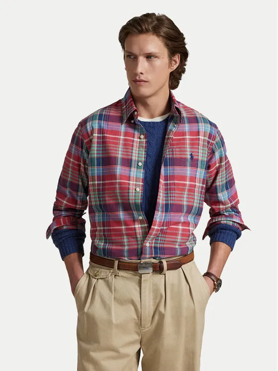 Hemd · Rot · Regular Fit