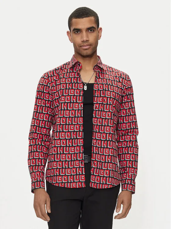 Hemd · Rot · Slim Fit