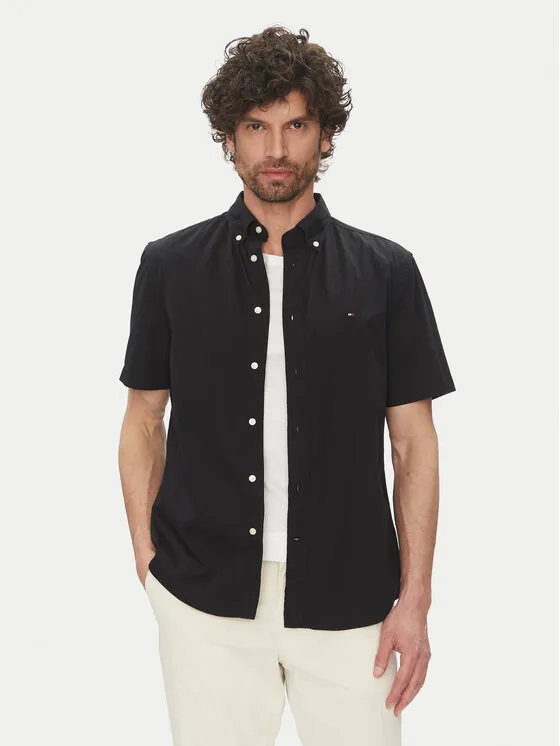 Hemd · Schwarz · Regular Fit