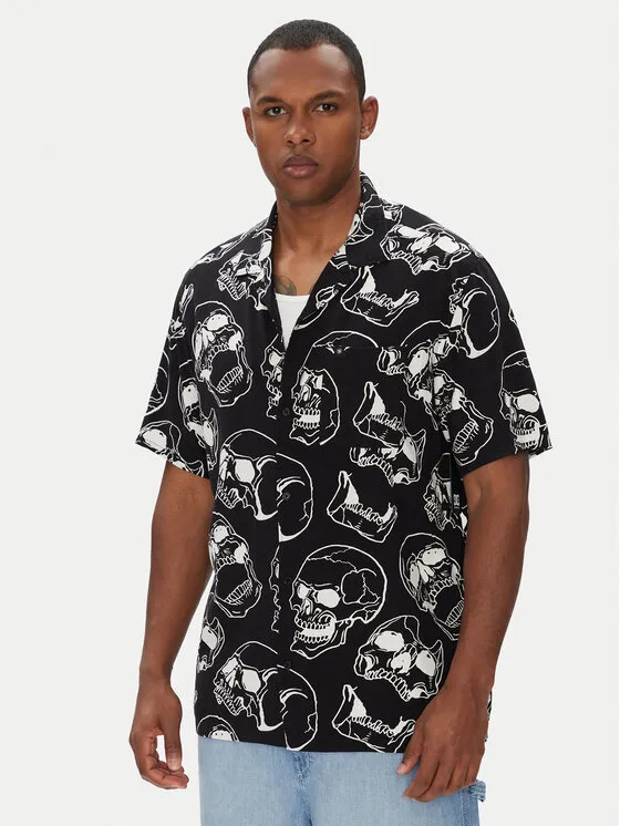 Hemd · Schwarz · Regular Fit