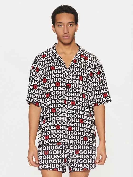 Hemd · Schwarz · Regular Fit