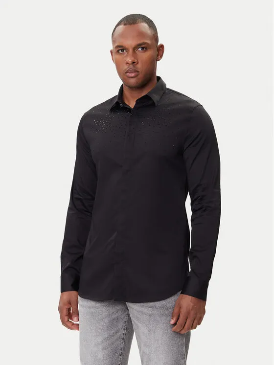 Hemd · Schwarz · Regular Fit