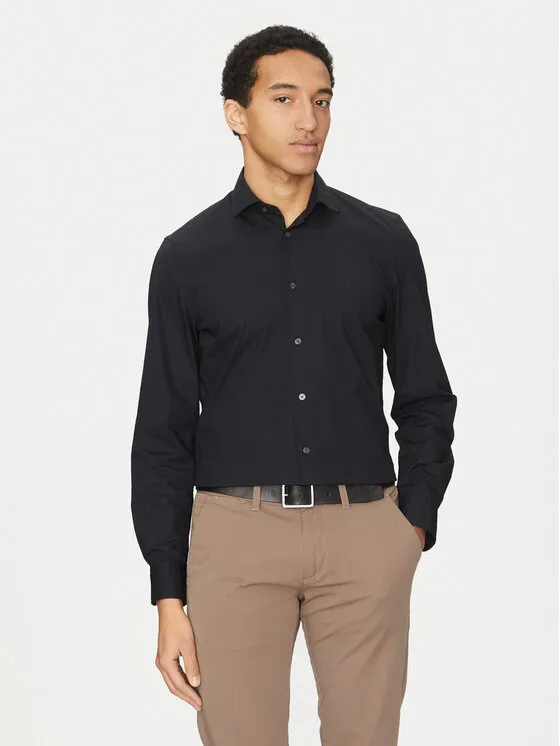 Hemd · Schwarz · Regular Fit