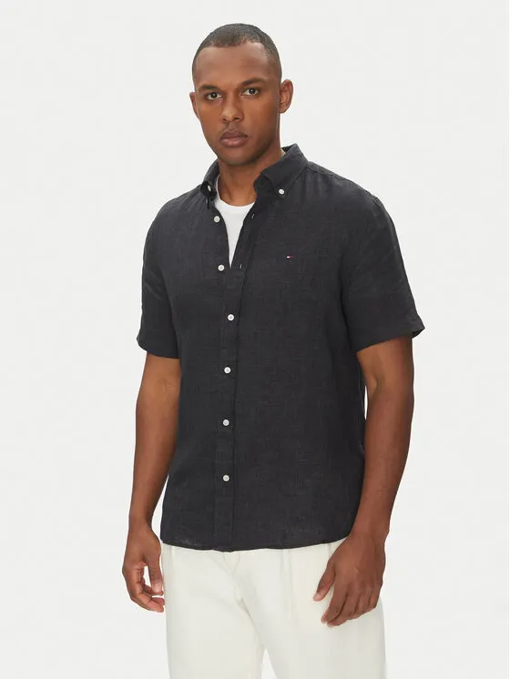 Hemd · Schwarz · Regular Fit