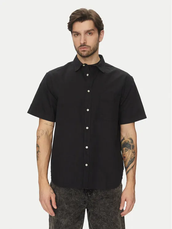 Hemd · Schwarz · Regular Fit