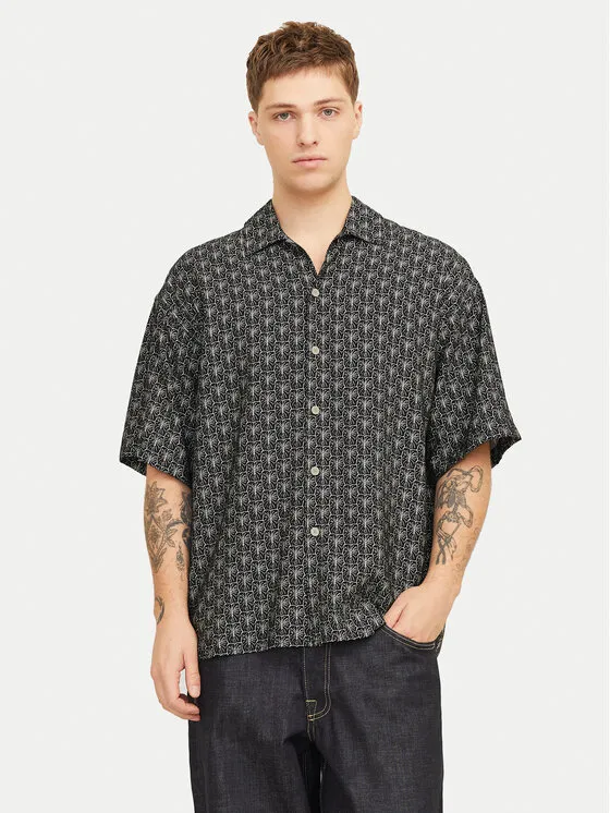 Hemd · Schwarz · Regular Fit