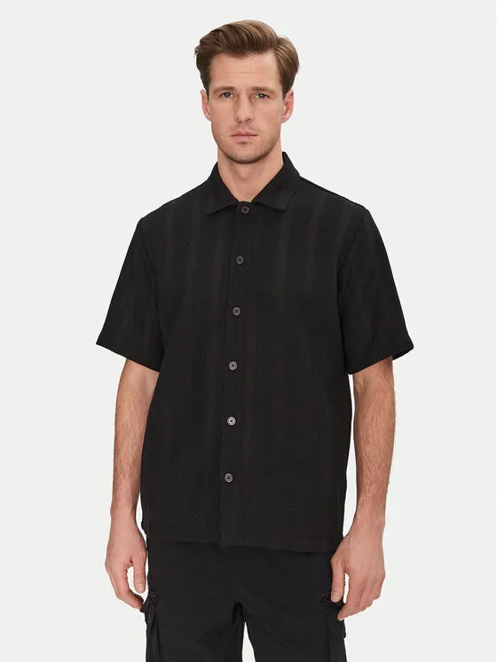 Hemd · Schwarz · Regular Fit