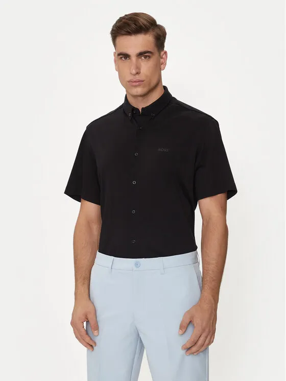 Hemd · Schwarz · Regular Fit