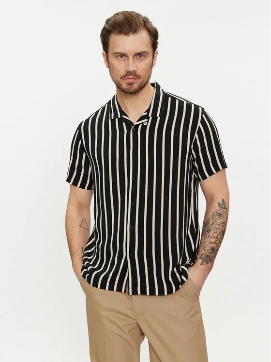 Hemd · Schwarz · Regular Fit