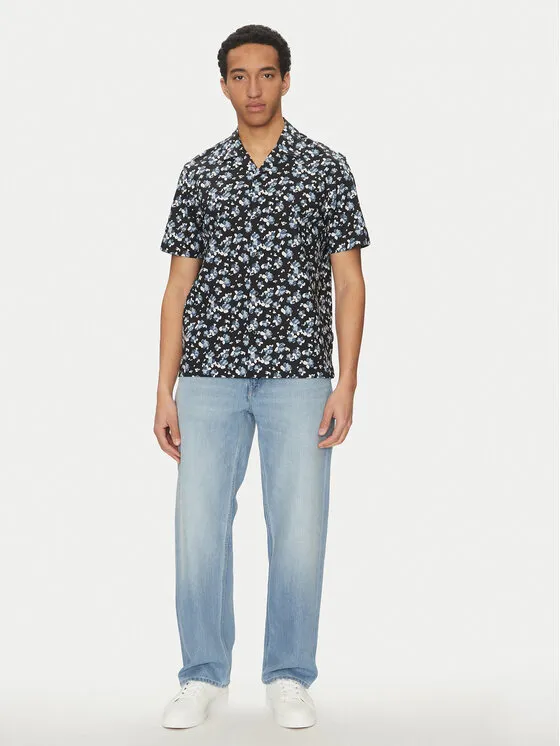 Hemd · Schwarz · Relaxed Fit