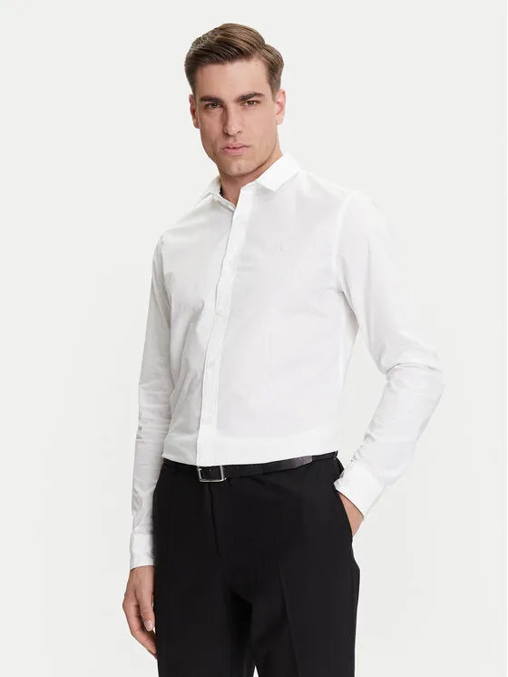 Hemd · Weiß · Slim Fit