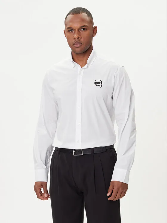 Hemd · Weiß · Slim Fit