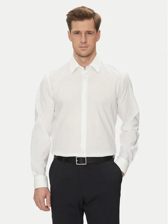 Hemd · Weiß · Slim Fit